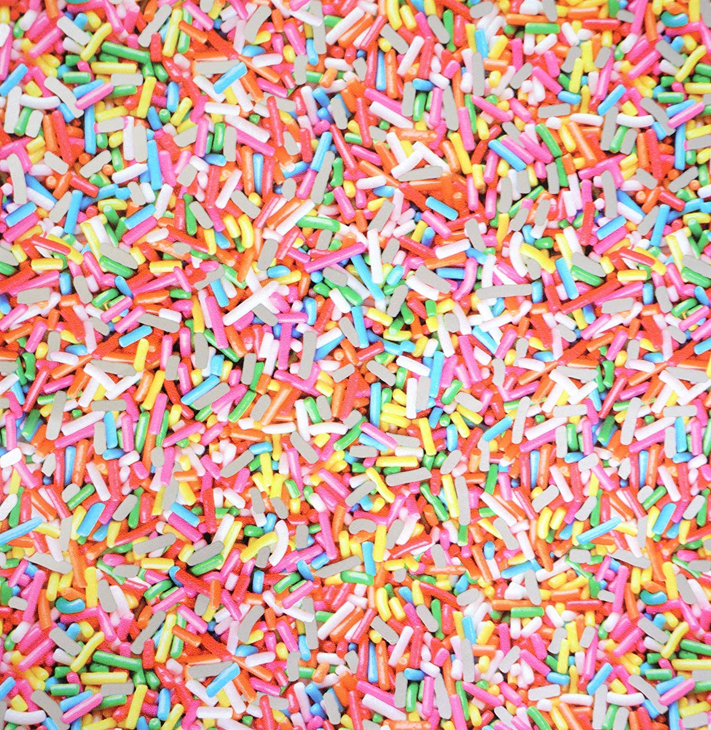 Amazon.com: Rainbow Sprinkles Gift Wrapping Paper Flat Sheet - 24" x 6' :  Grocery & Gourmet Food