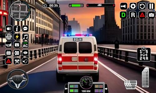 Simulateur d'ambulance d'urgence 911 : Pilote de sauvetage de la ville d'OpenWorld USA - Jeux de conduite automobile - Héros qui sauve la vie – vue 4