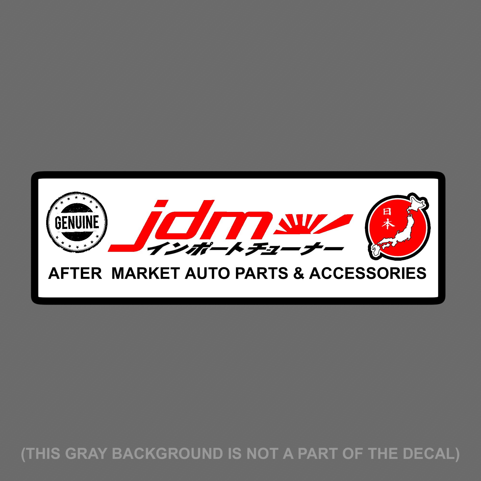 Buy Genuine JDM Auto Parts Logo Racing Drifting Stance Low Decal