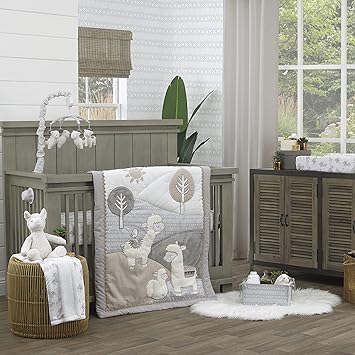 llama crib set