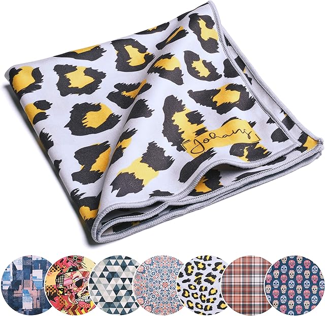 Johans® Ściereczka z mikrofibry XXL | jakość optyczna 30 x 30 cm do czyszczenia okularów, smartfona, tabletu, aparatu fotograficznego | ściereczka do czyszczenia okularów, ściereczka do wyświetlacza