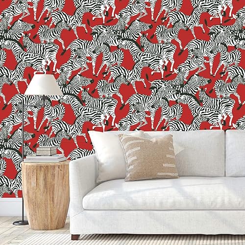 Miniatura 10 de Waverly RMK11879RL Herd Together - Papel tapiz autoadhesivo (18 pulgadas x 18.86 pies), fácil aplicación, sin residuos pegajosos, color verde y