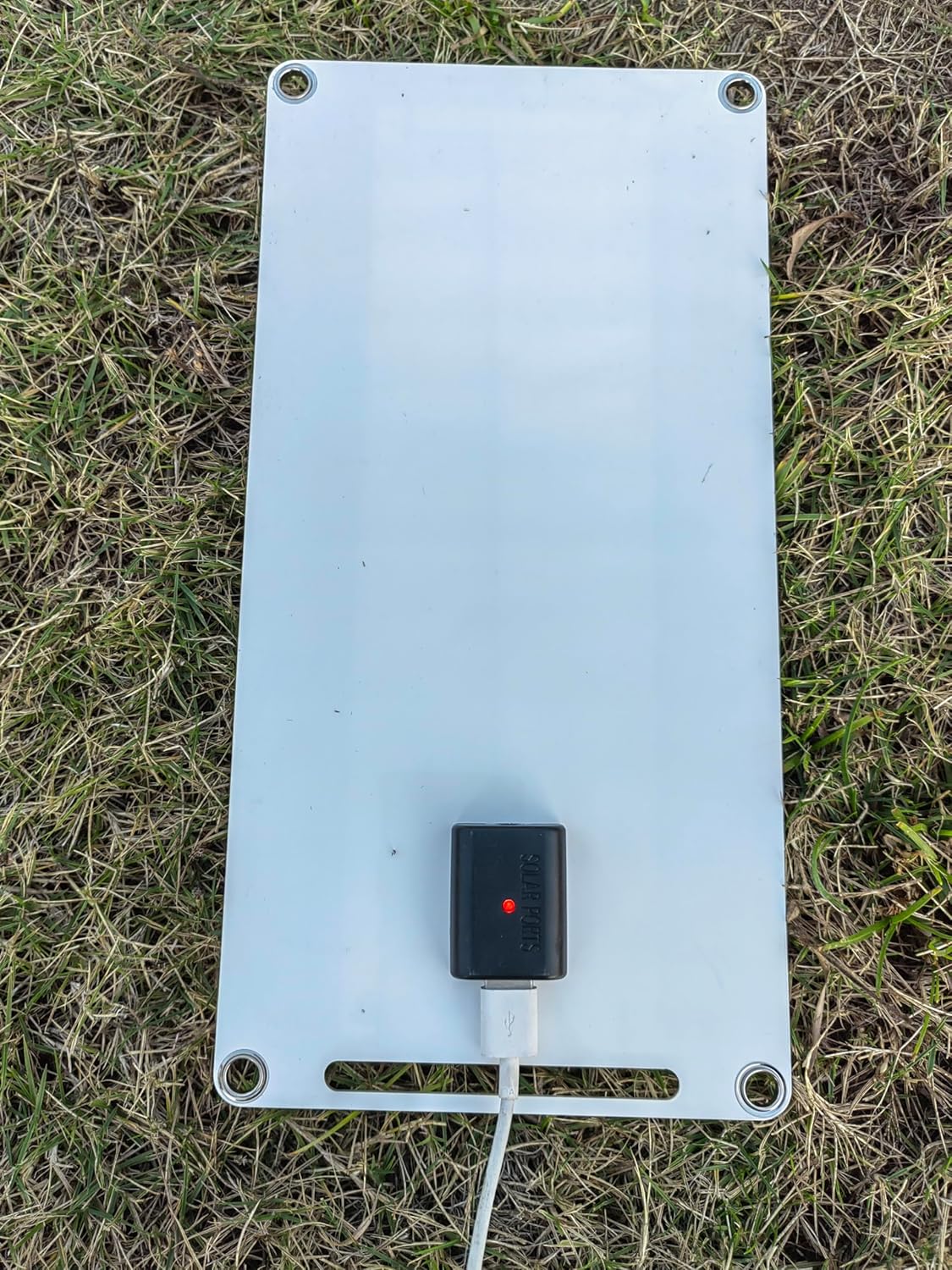 HUYINGC Solar power Charger with 6 Watt Portable Solar Panel for 1.2V AA & AAA Ni-MH Ni-CD Household Rechargeable Batteries and with 5V USB Output for cellphone or other Batteries needed charging-Blac