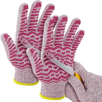 HandLove Cut Resistant Gloves, 100% Food Contact Safe, CE Level 5 Premium Protective Cutting Gloves