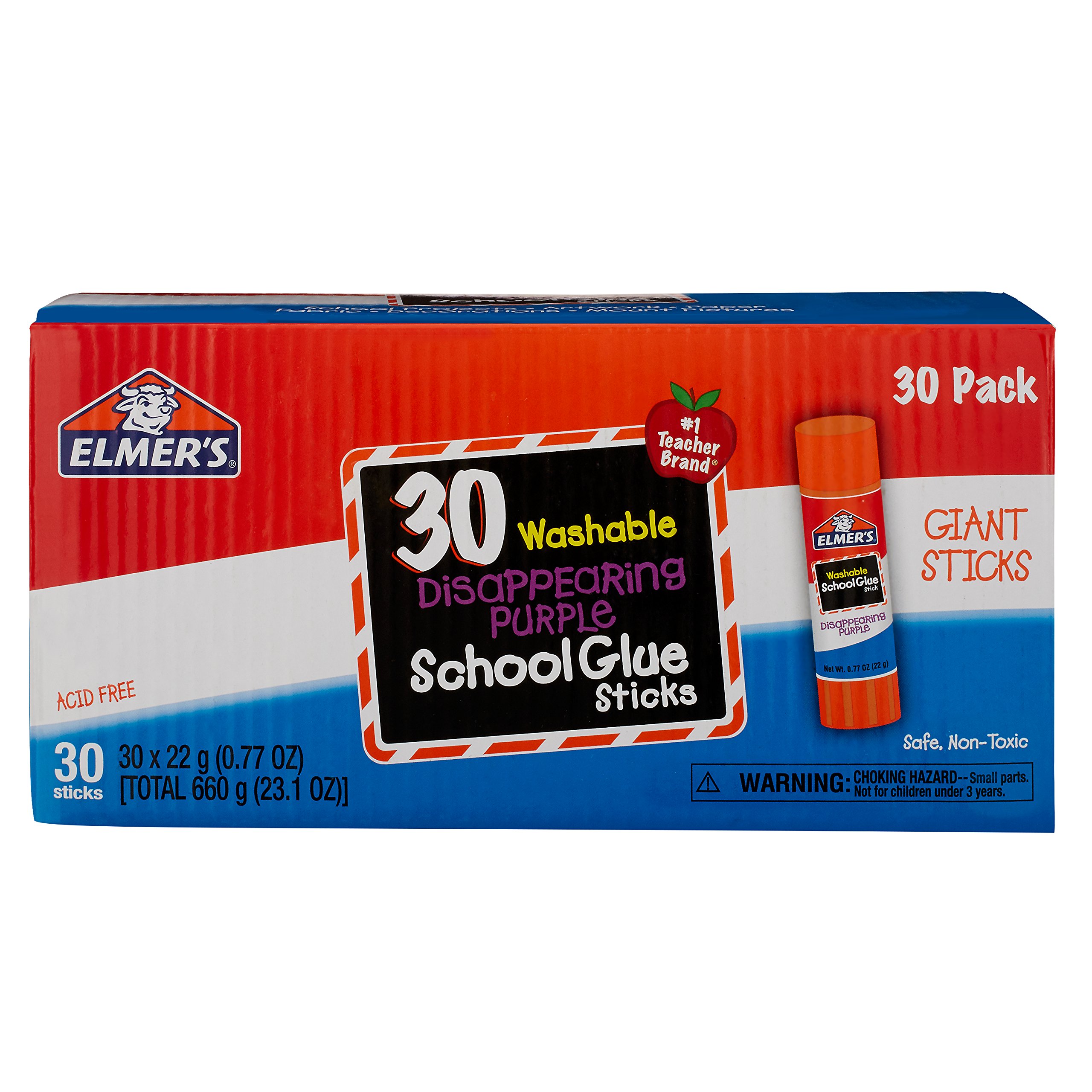 Elmer's Disappearing Purple Glue Sticks - 30 Count -7 Elmer's Disappearing Purple Glue Sticks - 30 Count -7
