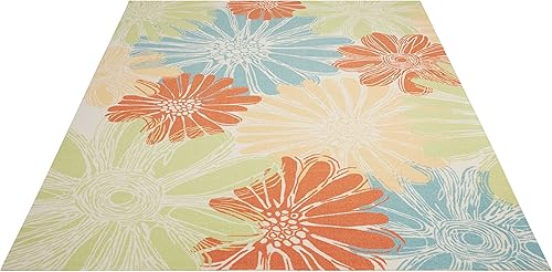 Miniatura 2 de Nourison Home & Garden - Alfombra de área de 5 pies 3 pulgadas x 7 pies 5 pulgadas, fácil de lavar, no se desprende, para dormitorio, sala de estar,