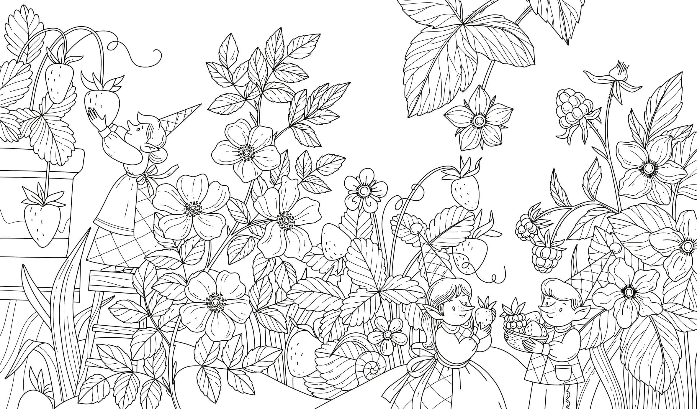 Feen-Garten: 60 märchenhafte Motive zum Ausmalen und Entspannen | Elfen, Gnome, Tiere, Pflanzen | Mit Grundlagen und Tipps zur Koloration