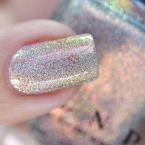 Miniatura 1345 de ILNP Madison Ave Esmalte de uñas holográfico metálico rosa antiguo