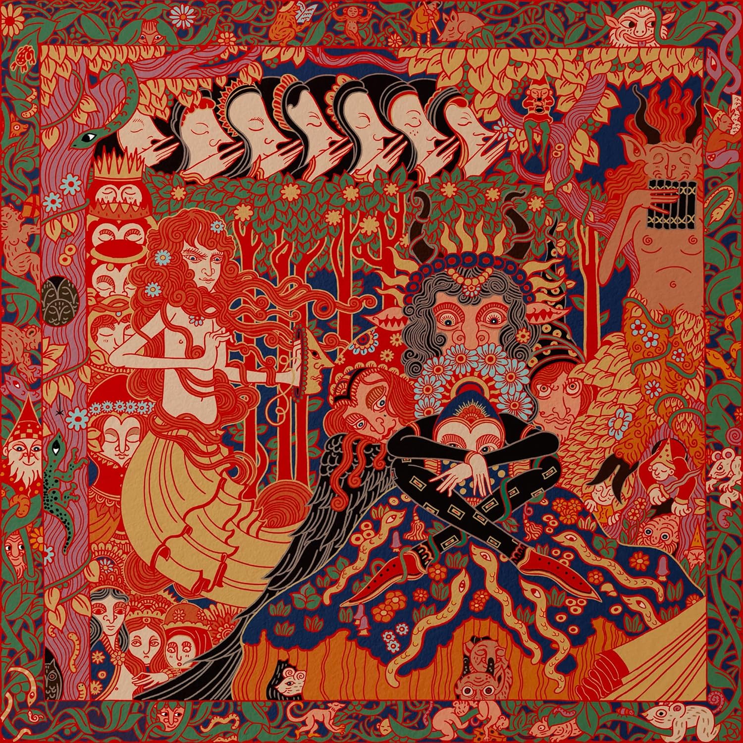 + där skogen sjunger under evighetens granar + por Vildhjarta — capa do álbum