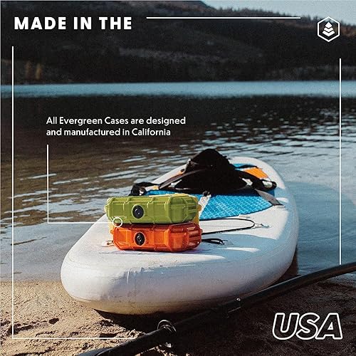 Miniatura 10 de Evergreen Funda protectora impermeable 56 Dry Box  Seguro de viaje, especificaciones mil, fabricado en Estados Unidos, para la organización de