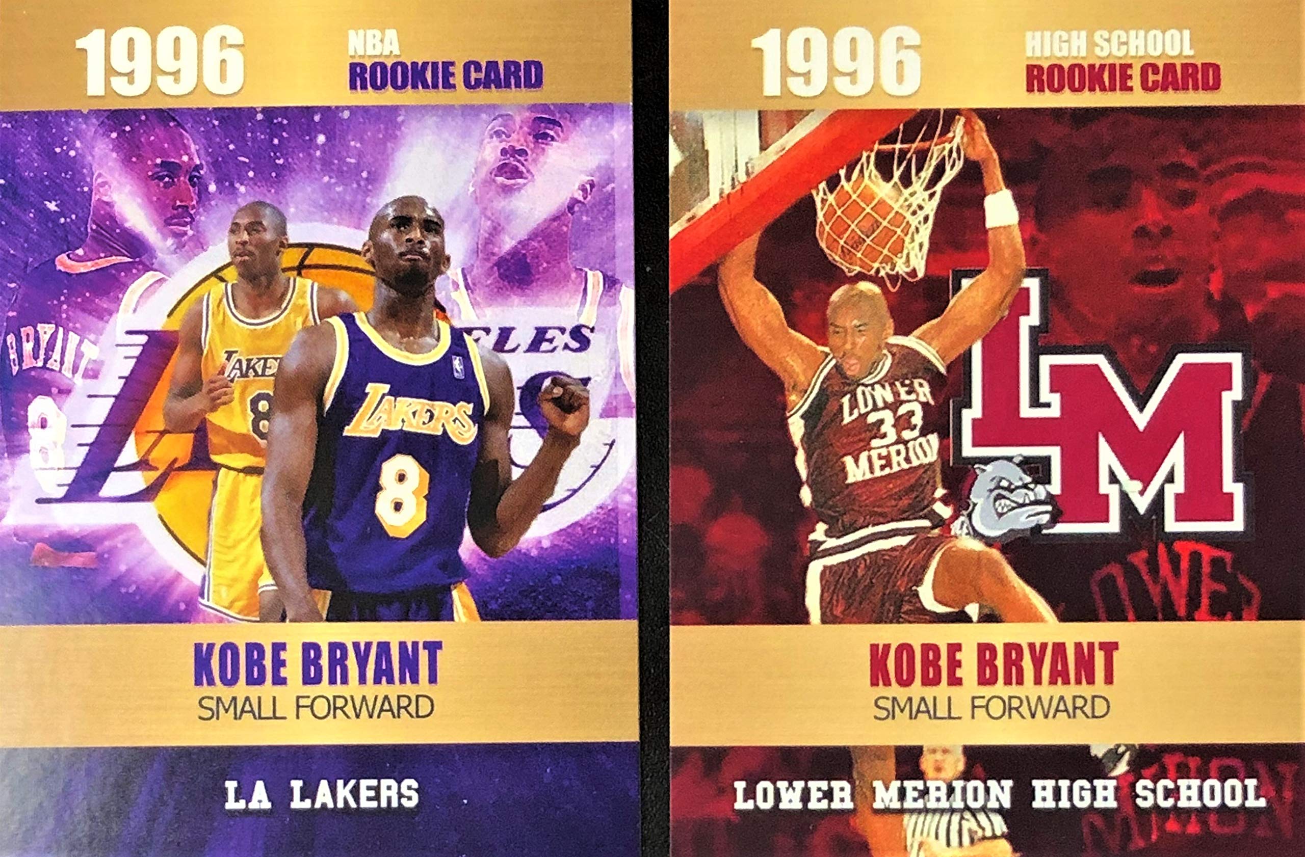 Amazon.com: 1996 KOBE BRYANT (Rookie Phenoms) NBA Rookie Card and 1996 Kobe  Bryant (Rookie Phenoms) High School Rookie Card : Sports & Outdoors