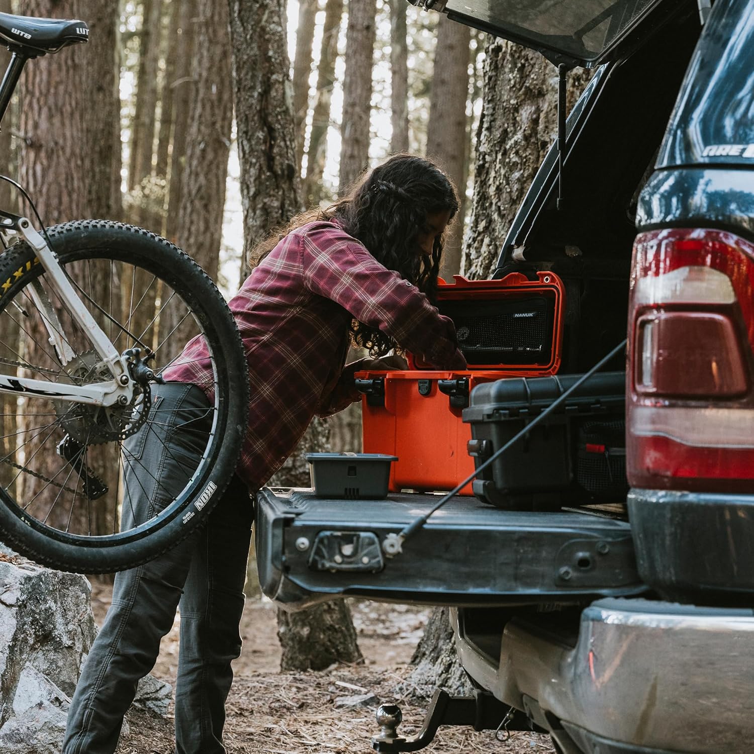 NANUK Trail 15 – 15.9L (4.2-Gallon) Waterproof Storage Box – Cargo Case with Modular Dividers for Camping, Fishing & Outdoor Storage - Dustproof and Impact Resistant (12.9” x 9.7” x 10.3”) – Black