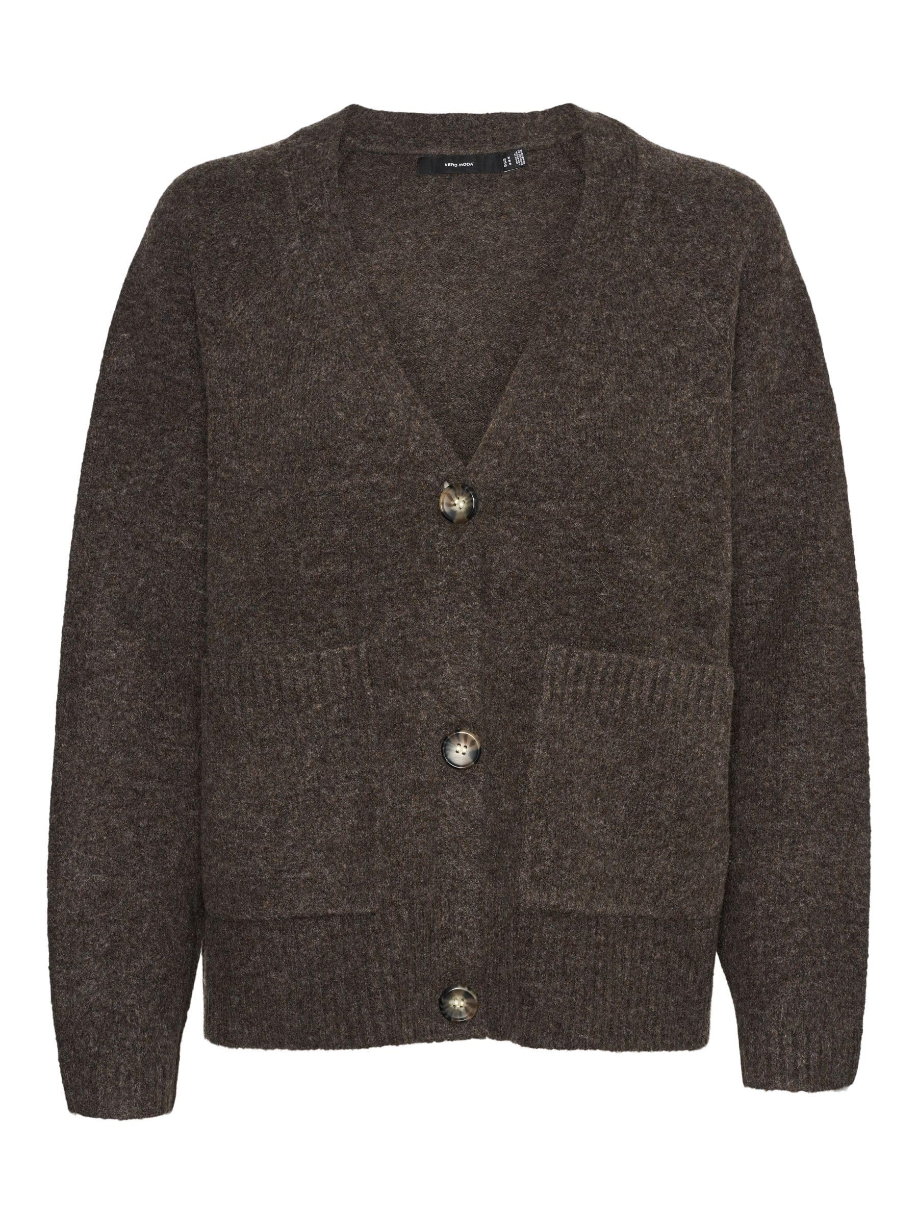 Vero Moda Female Cardigan VMBOOM Cardigan, Chocolate Cake, S