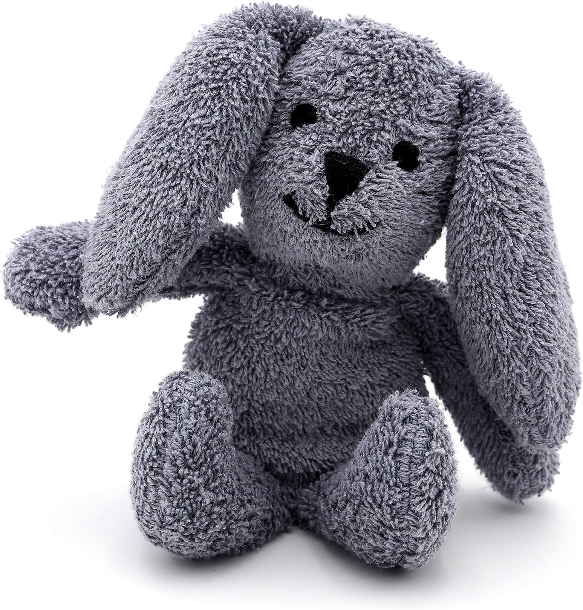 Zoo Mini — (Baxter the Bunny) — Mold-Resistant, Washable Hot & Cold Pack for Kids — Heating and Cooling Pad with Natural Corn Filling — Reusable Plush Toy