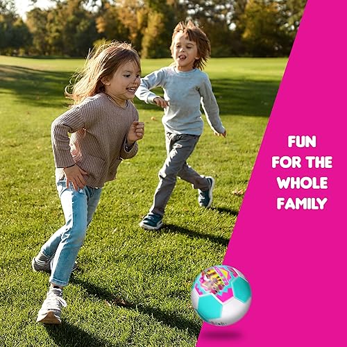 Miniatura 5 de Capelli Sport LOL Surprise! Balón de fútbol tamaño 3, BB Nation con licencia oficial de fútbol para niños y niñas, multicolor