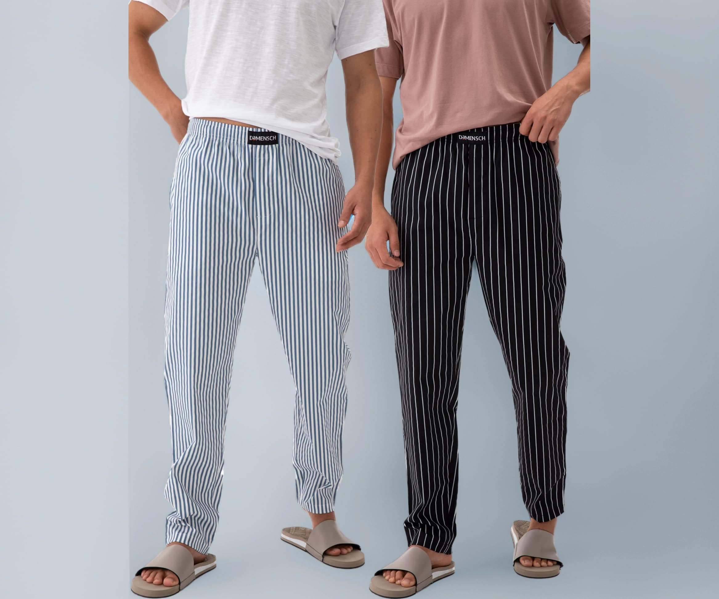 The Stretch Men's Woven Cotton Tapered Fit Pyjama Pants