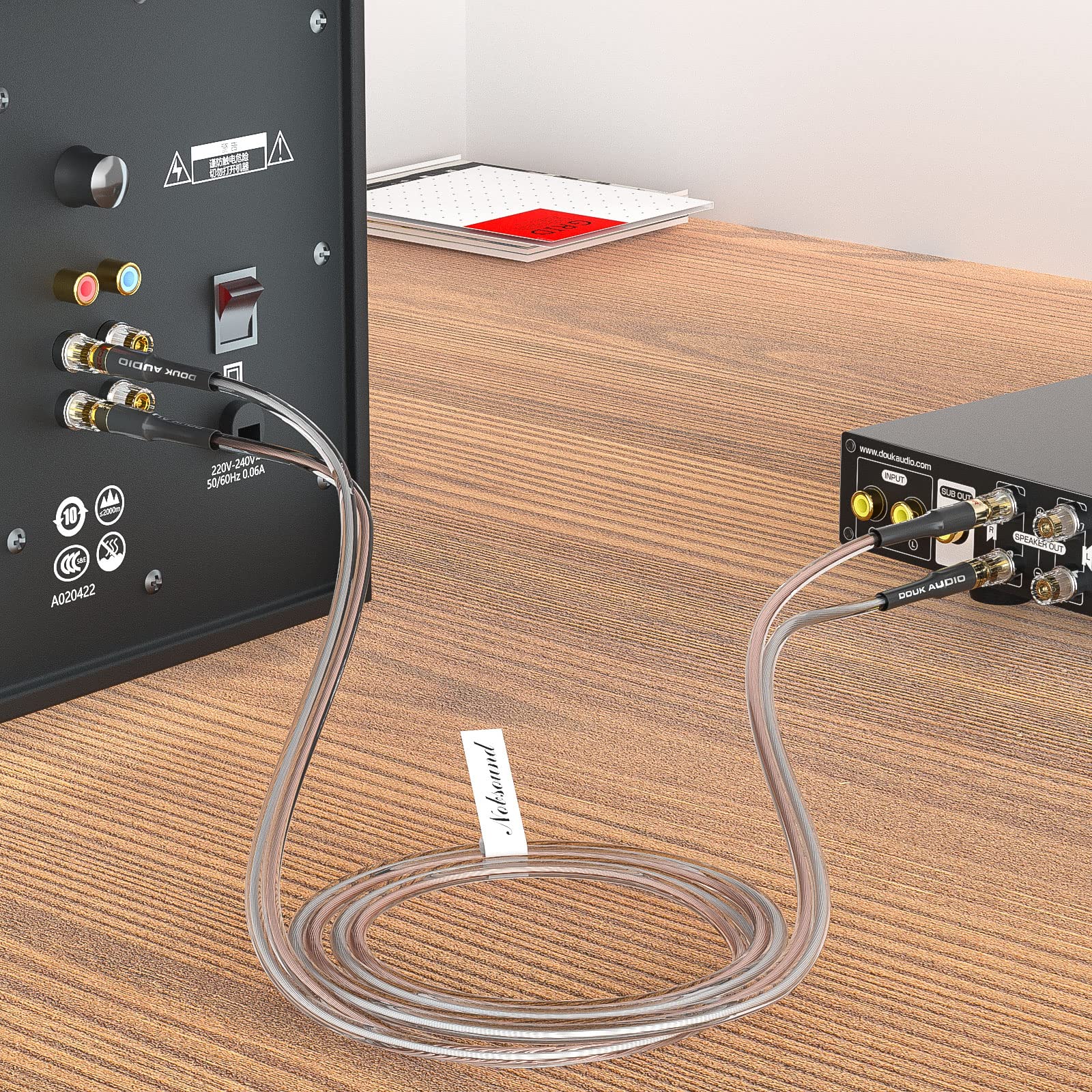 Nobsound 2 m kabel głośnikowy (para głośników), 200 cm
