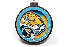Jacksonville Jaguars NFL 3D Logo Series Ornament
