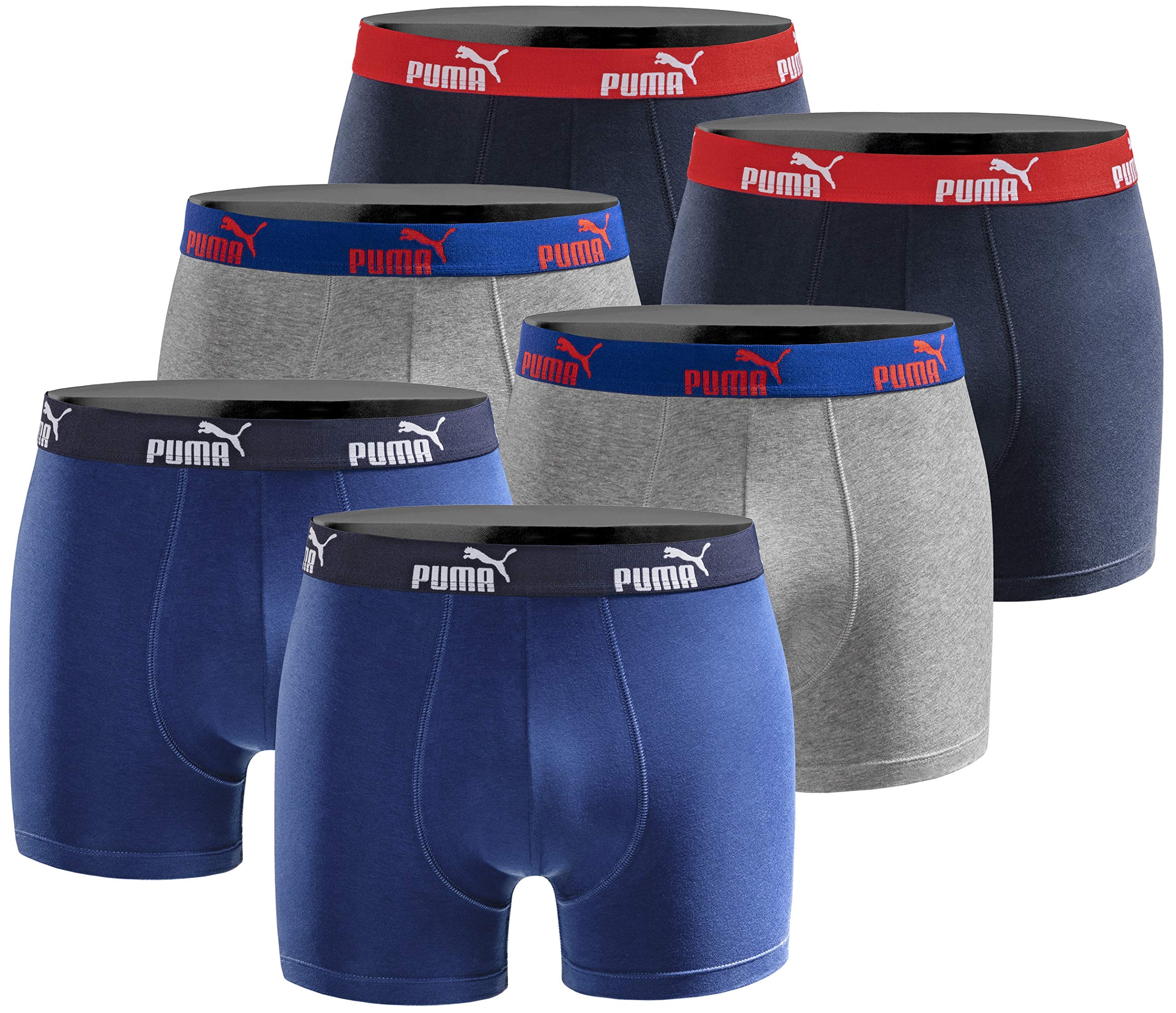 Puma Boxershort 6er Pack Herren Basic Black Limited Edition PUMA Boxershort 6er Pack Herren Basic Black Limited Edition : Amazon.de