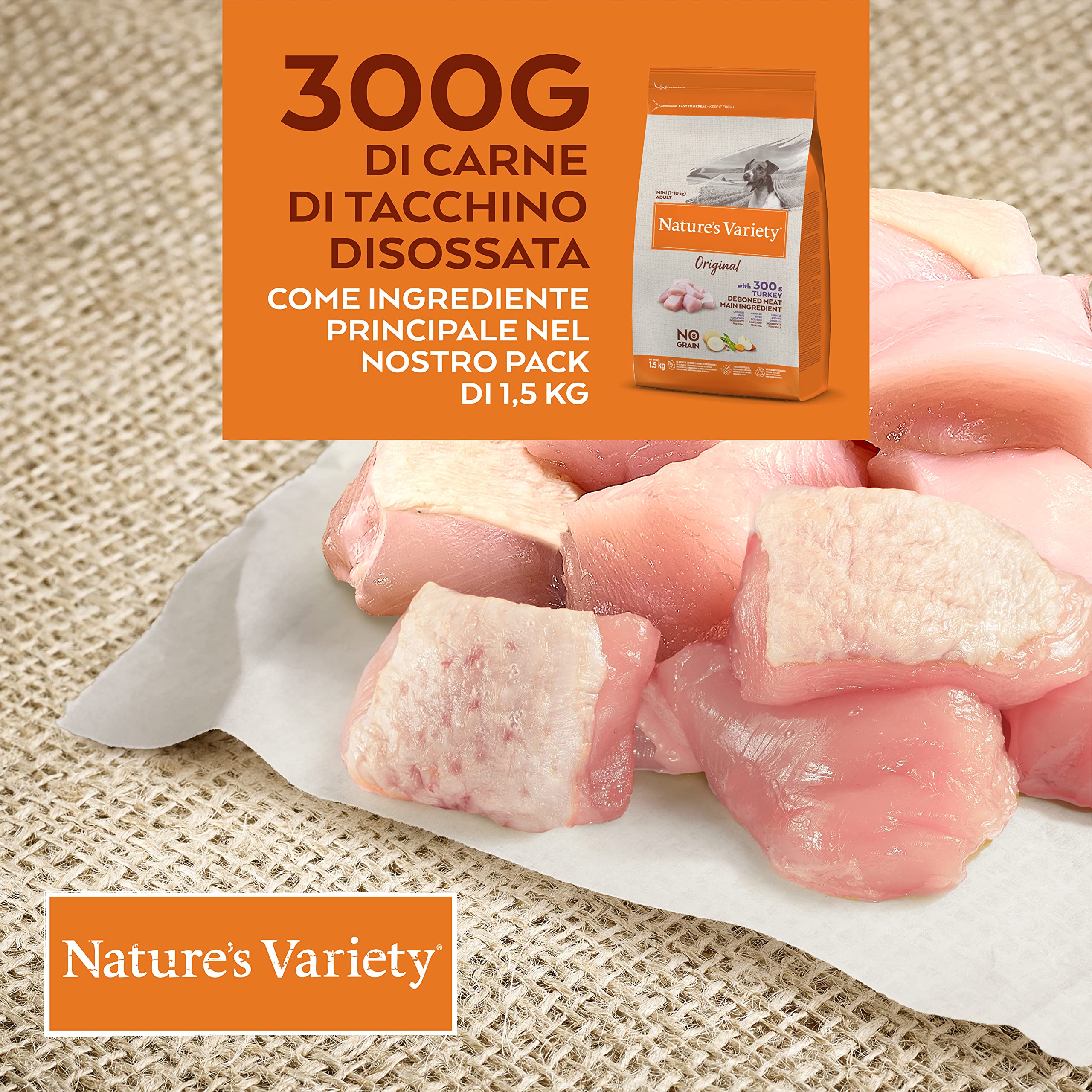 Nature's Variety Original Trockenfutter Für Kleine Hunderassen – Mit Huhn, 7 Kg Sack