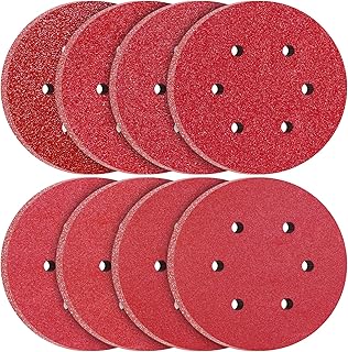 KONGMING 150mm Sanding Discs Hook and Loop 80...,