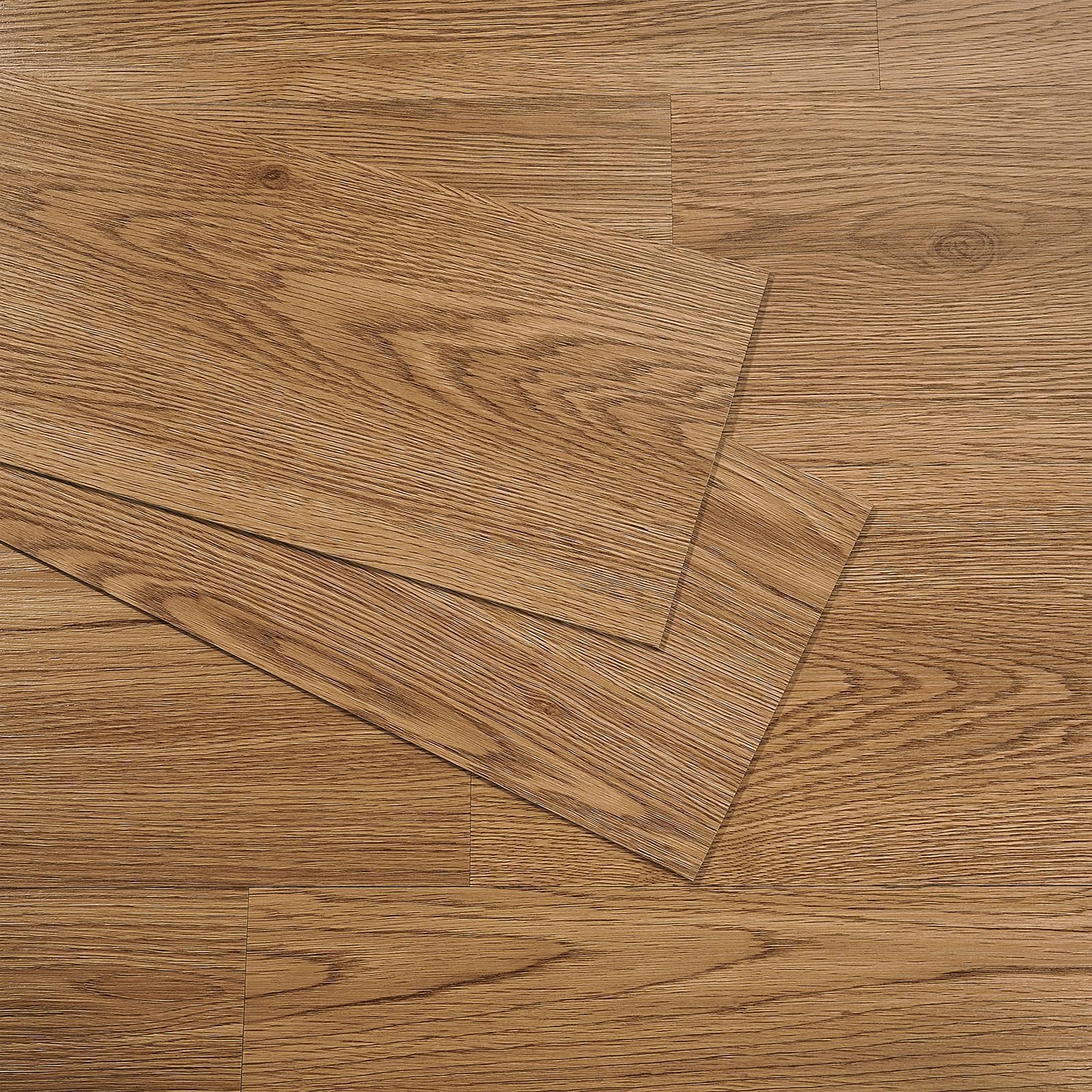 Yenhome 17 Piezas Vinilo Autoadhesivo Espesar para Suelo Efecto Madera Marron Dormitorio 90x15cm Baldosas Adhesivas Suelo Vinilico Autoadhesivo Madera Mate Marron Decoración Baño Cocina Comedor