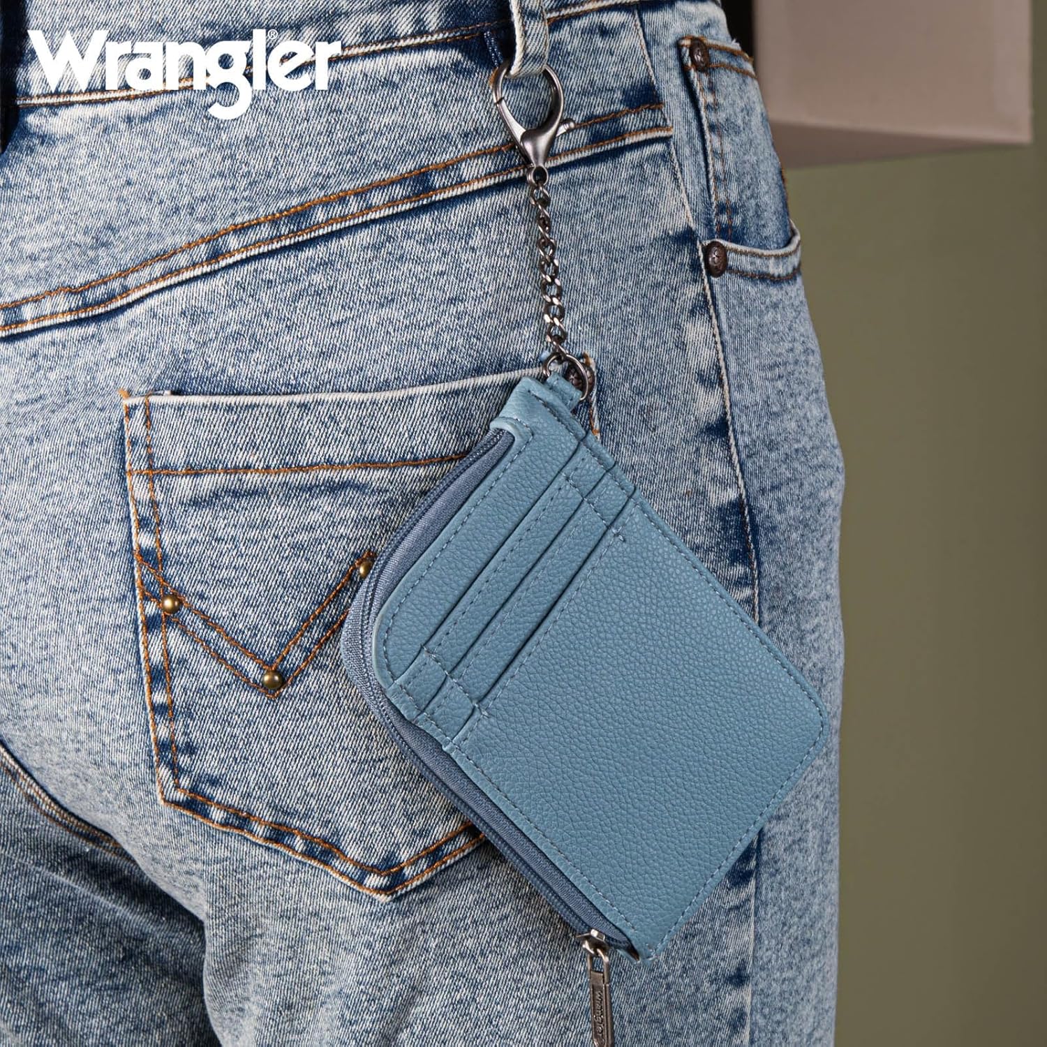 Wrangler Tote Bags for Women Western Purse and Handbags Satchel Top-handle with Card Holder - Image 6