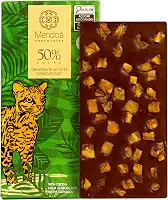 Mendoá, Barra de chocolate premium 50% de cacau ao leite com cupuaçu, Brasilis, 80 gramas