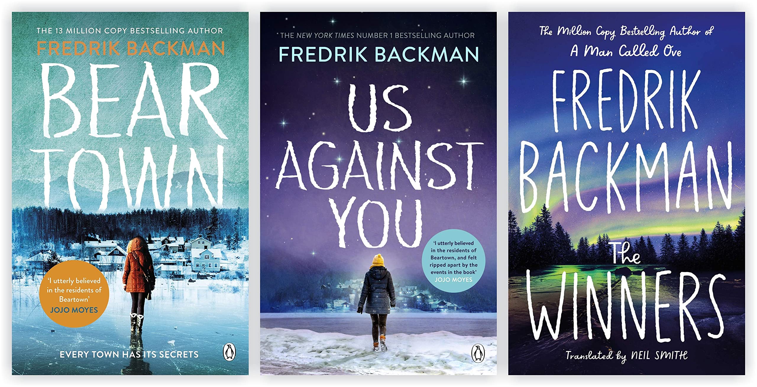 Beartown Series by Fredrik Backman [Beartown; Us Against You and The Winners] Paperback – January 1, 2022