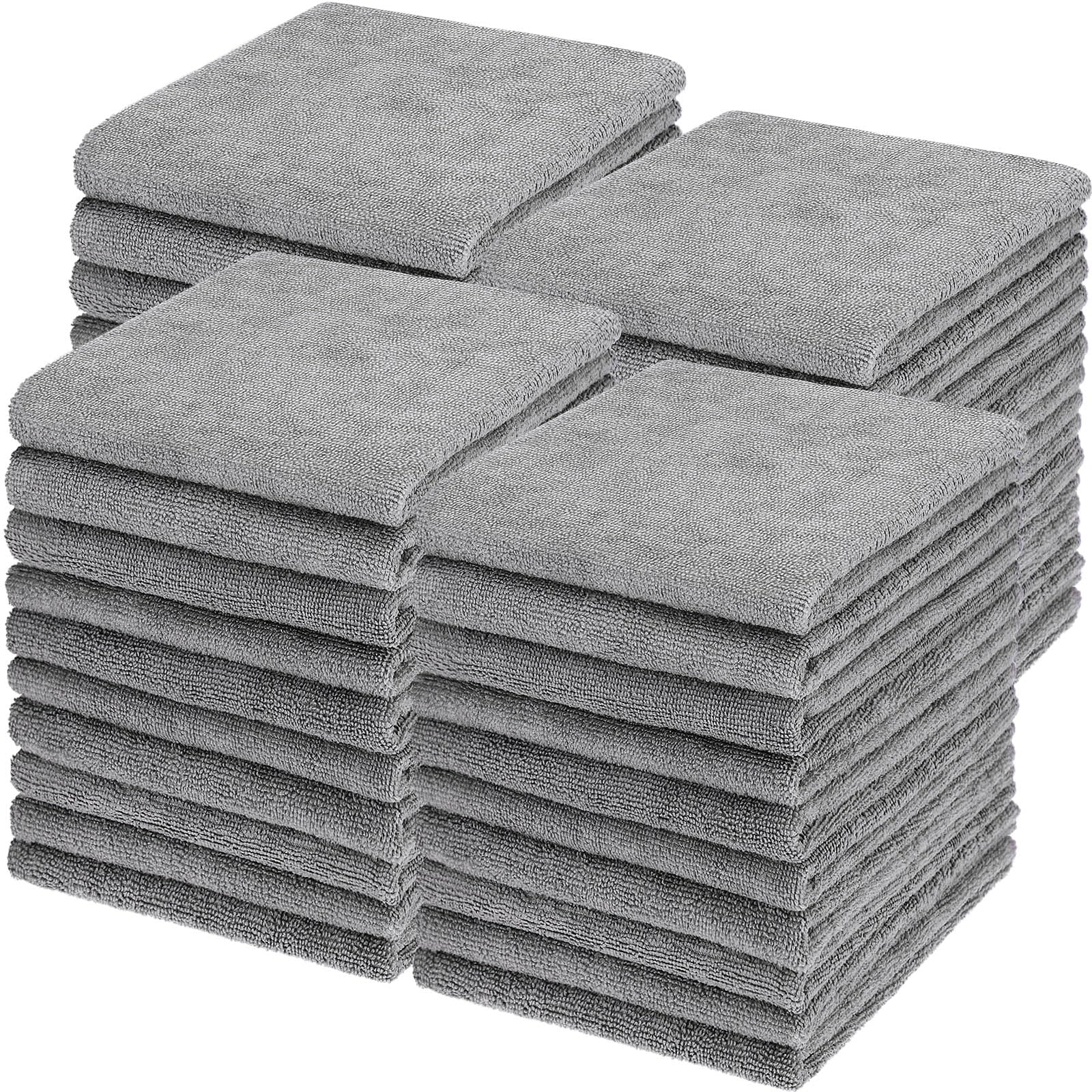 Shimeyao 48 Pack Bleach Proof Microfiber Salon Towels 16 x 26 Inch