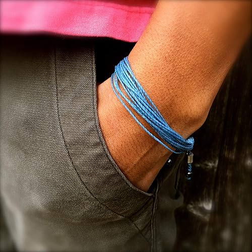 Miniatura 22 de White Awareness Bracelet Custom Sized for Men Women and Kids - Lung Cancer, Blindness, Bone Disease, Osteoporosis, Postpartum Depression