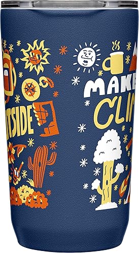 Miniatura 3 de CamelBak Horizon - Vaso térmico de acero inoxidable de 16 onzas, tapa de tres modos