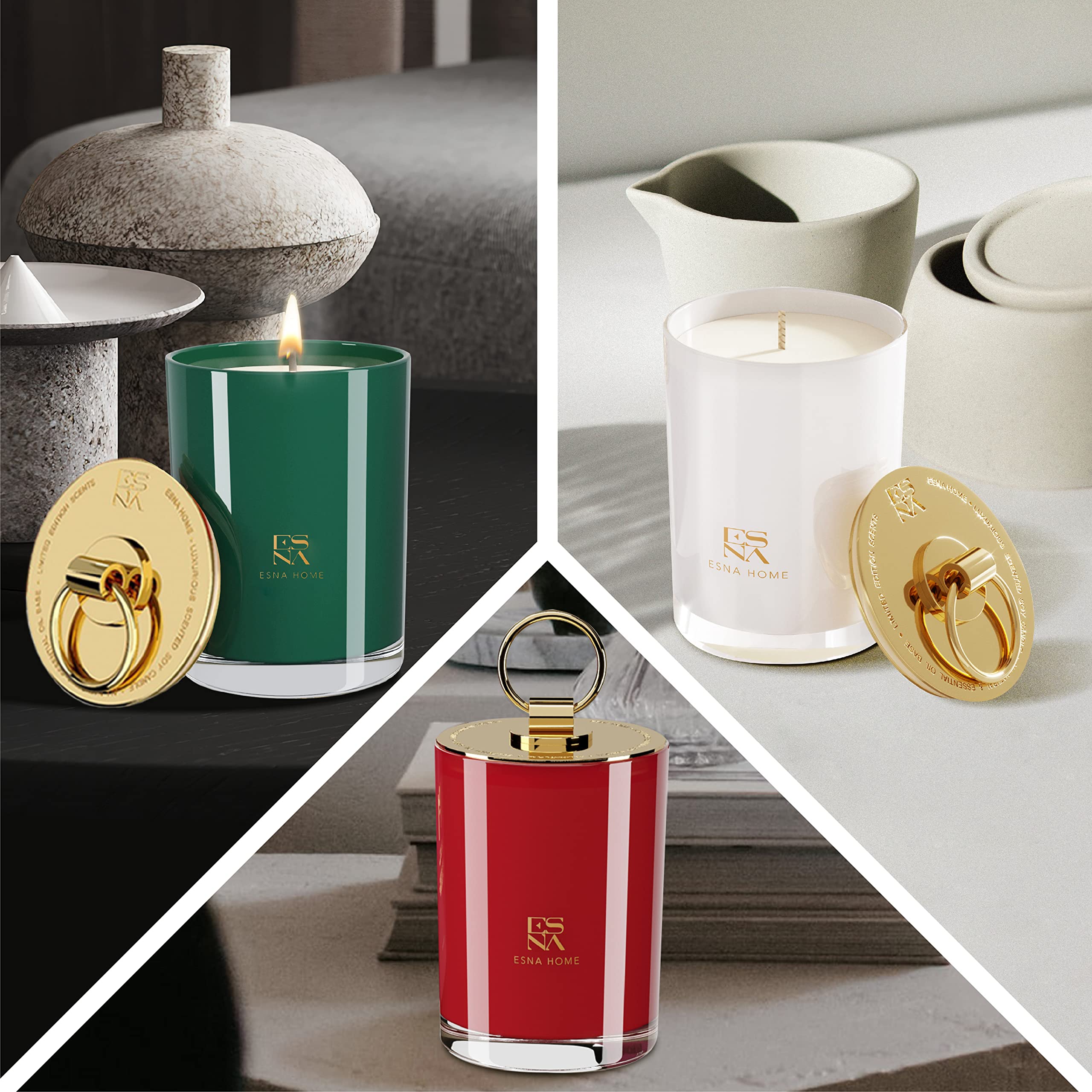 Amazon.co.jp: ESNA HOME ラグジュアリー トリオギフトセット | フル