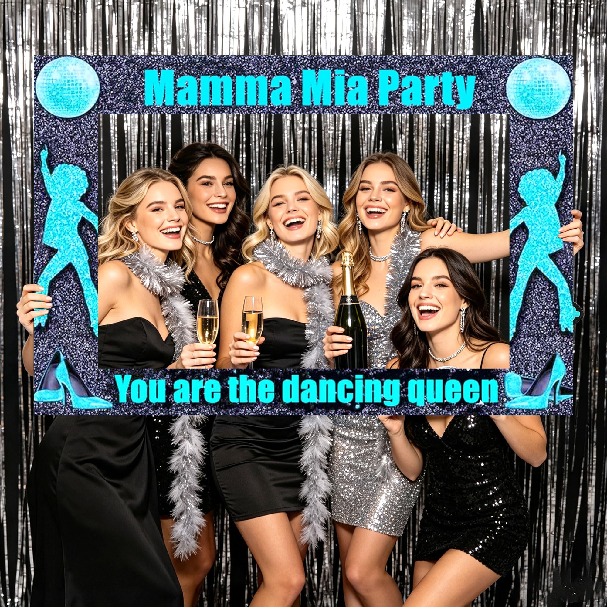 LaVenty You Are The Dancing Queen Photo Booth Frame Props