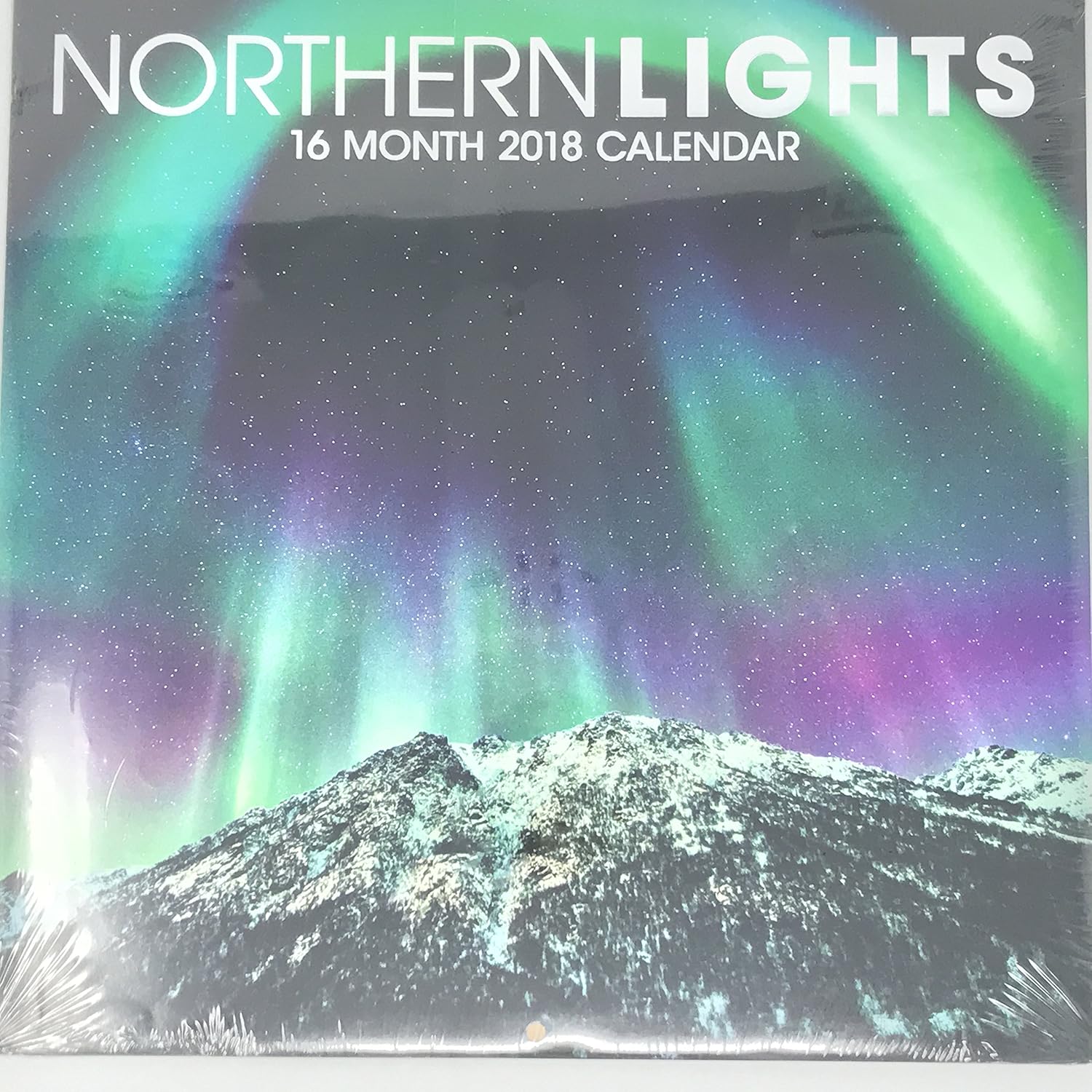 Amazon Northern Lights 16月2018カレンダー カレンダー 文房具・オフィス用品