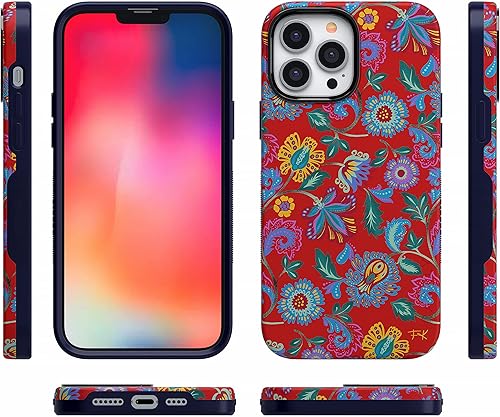 Miniatura 5 de Funda Casely para iPhone 13 Pro Compatible con MagSafe Flores Pintadas Funda Floral de Frida Kahlo para iPhone 13 Pro