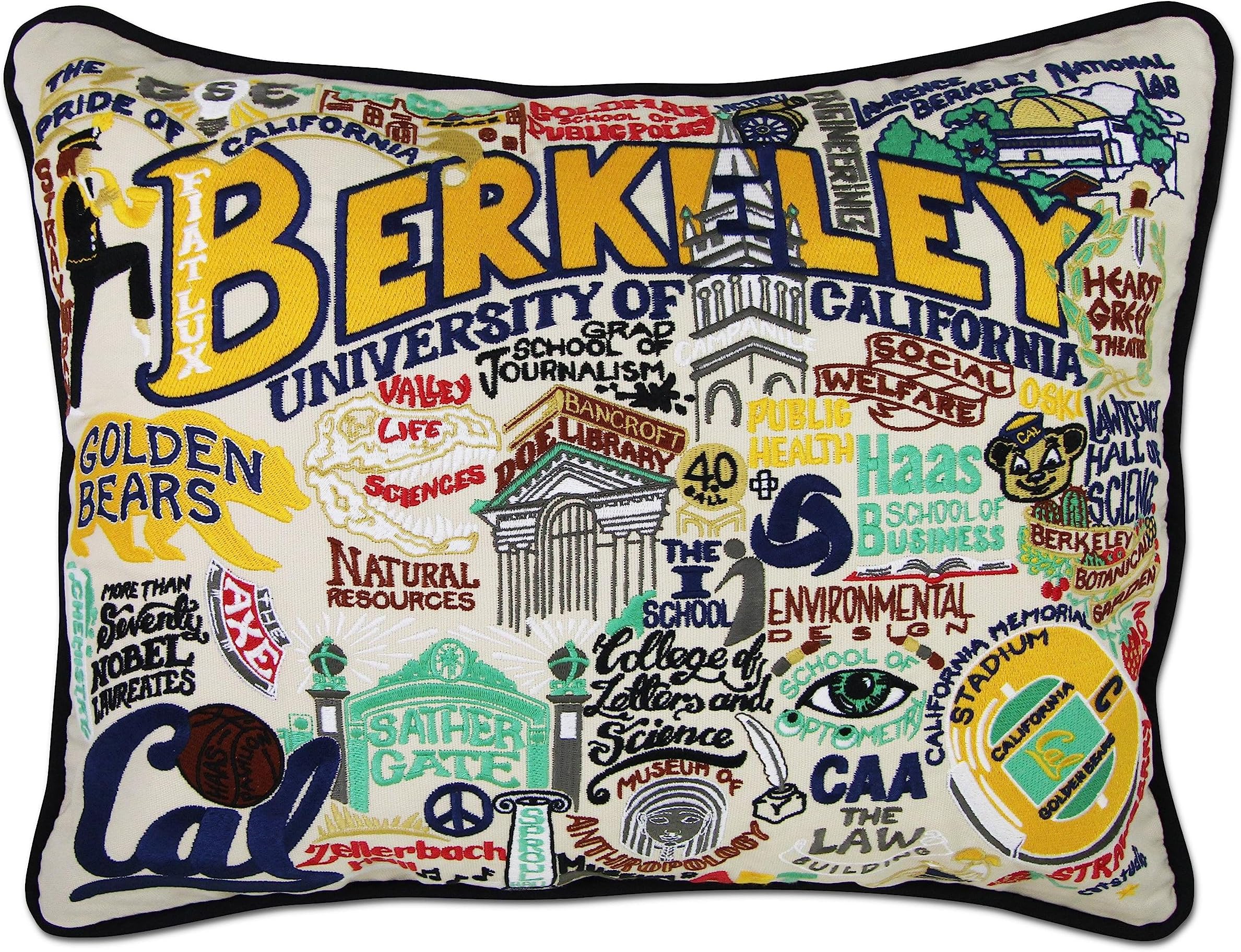 Catstudio UC Berkeley (Cal) Collegiate Embroidered Decorative Throw Pillow