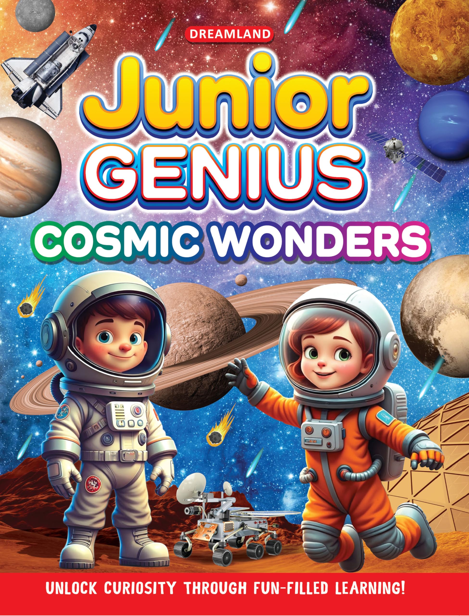 Buy Junior Genius Cosmic Wonders – A Space Learning Book for Kids