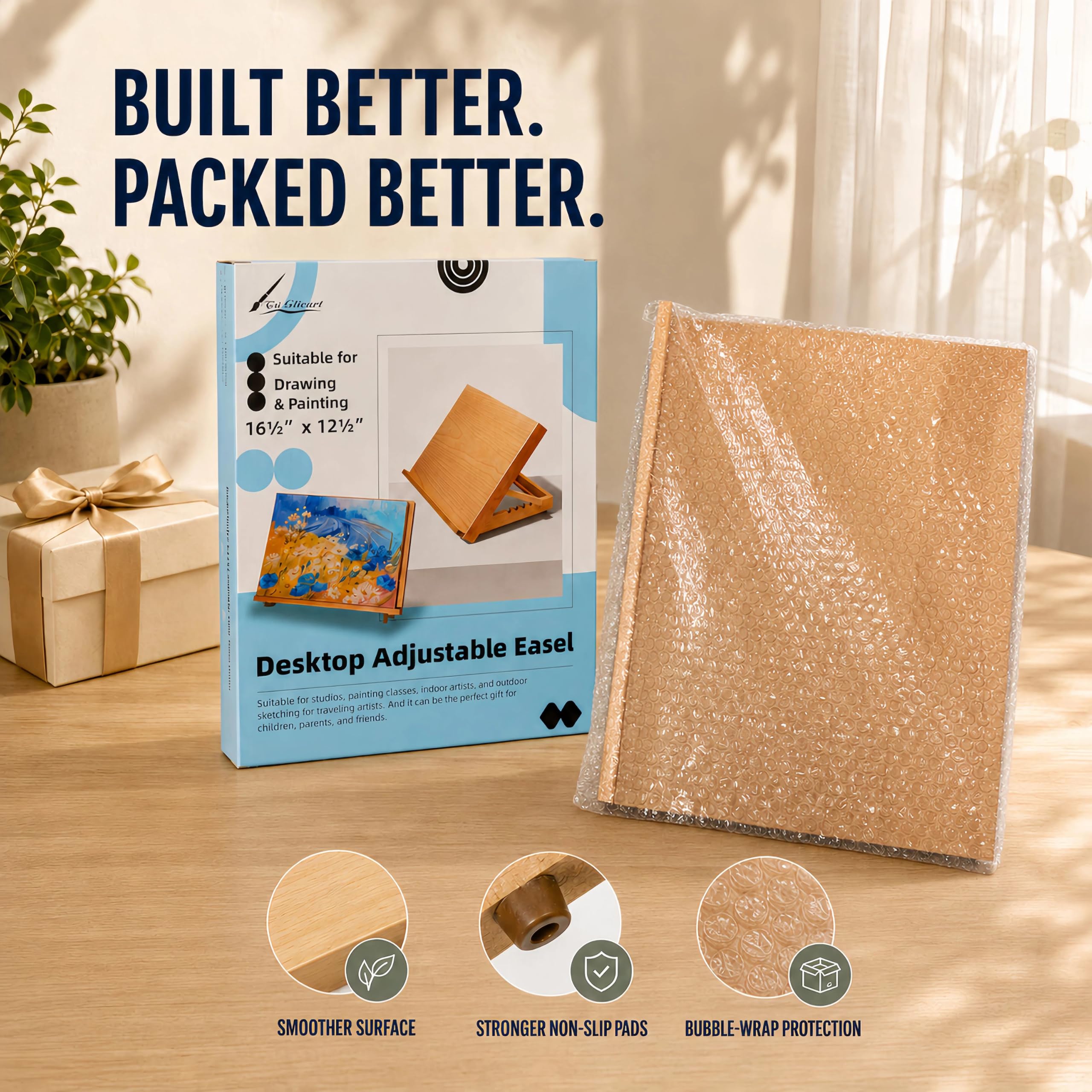 Foldable Painting Easel - Tabletop Art Stand -7