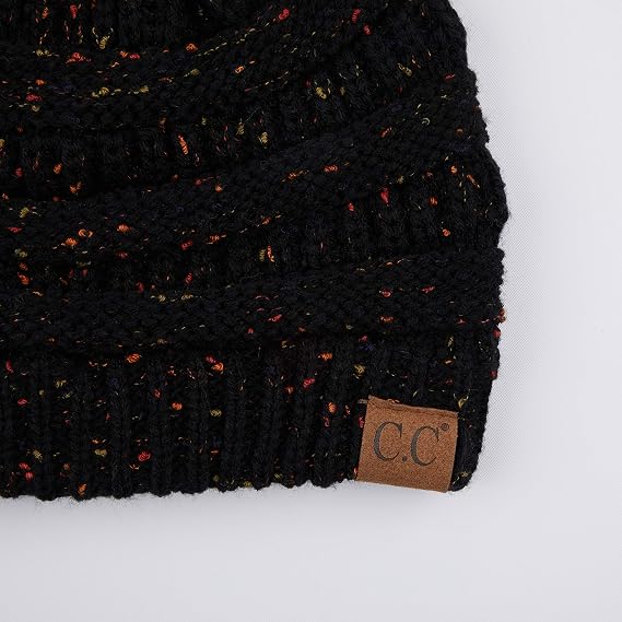 CC Classic Winter Fall Trendy Chunky Stretchy Cable Knit Beanie Hat
