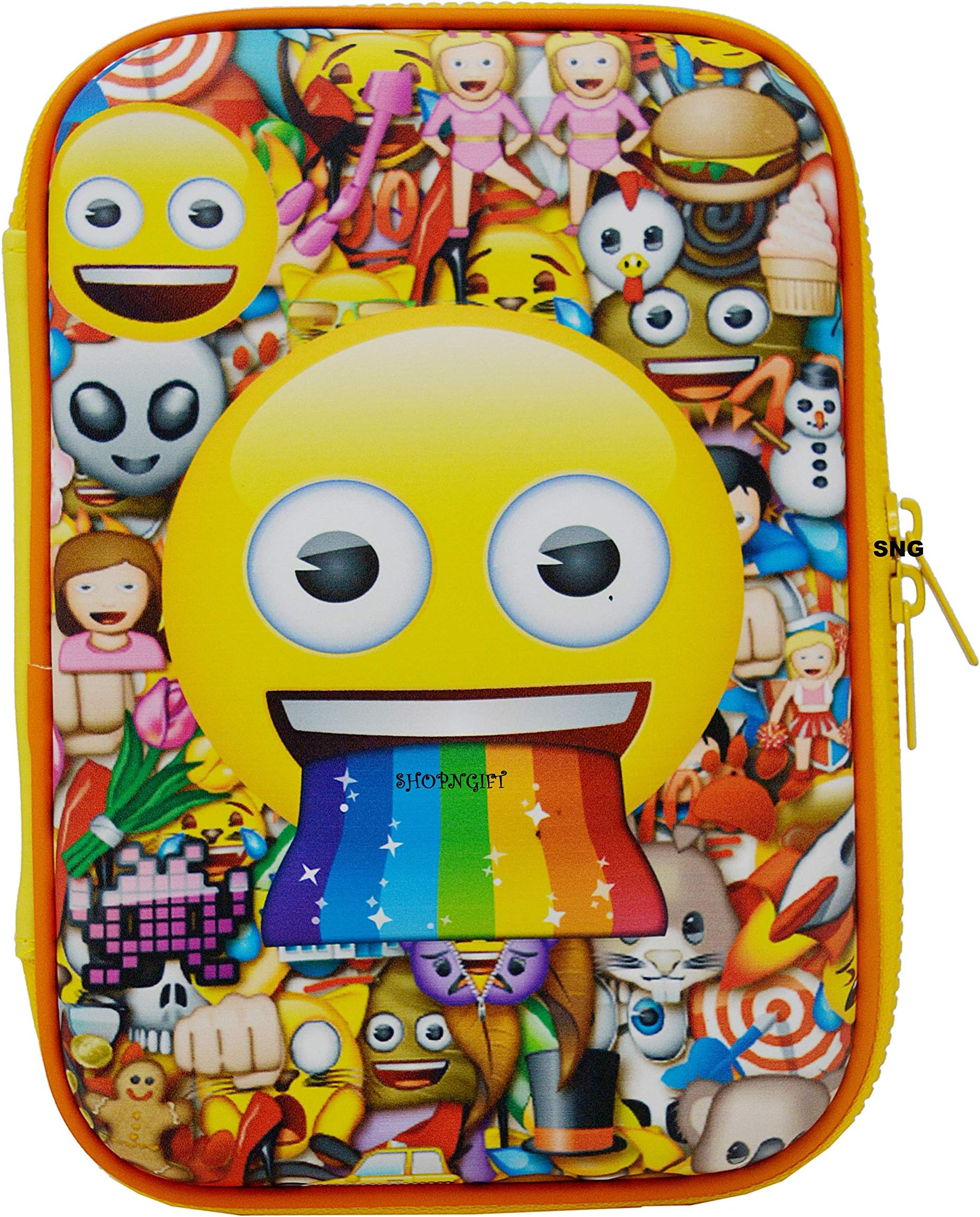 Premium Stylish Unicorn Owl Print Large Capacity Hardtop EVA Pencil Case Organizer School Kids Girls Women Pen Holder Pouch Multipurpose (Multicolor)