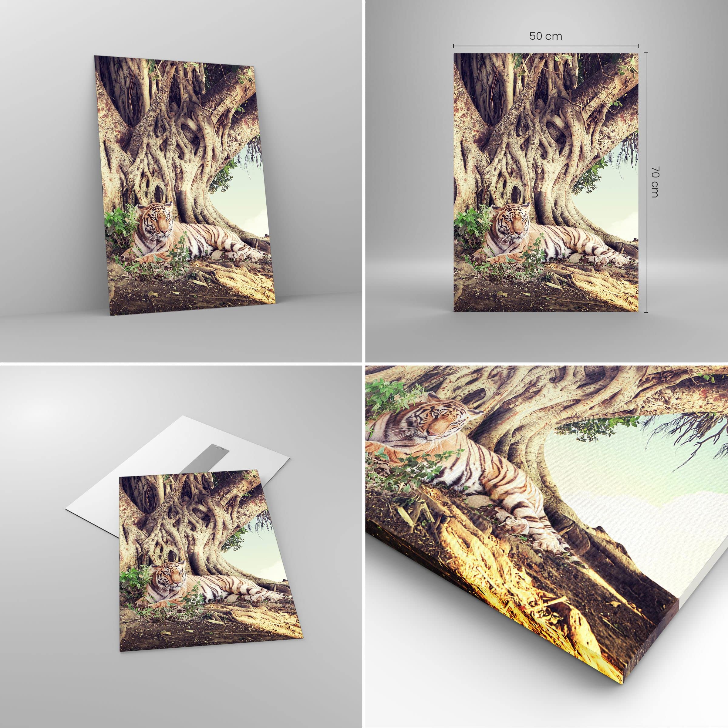 Cuadro sobre Vidrio 50x70 cm Moderno Vertical Botánica Naturaleza - 5124
