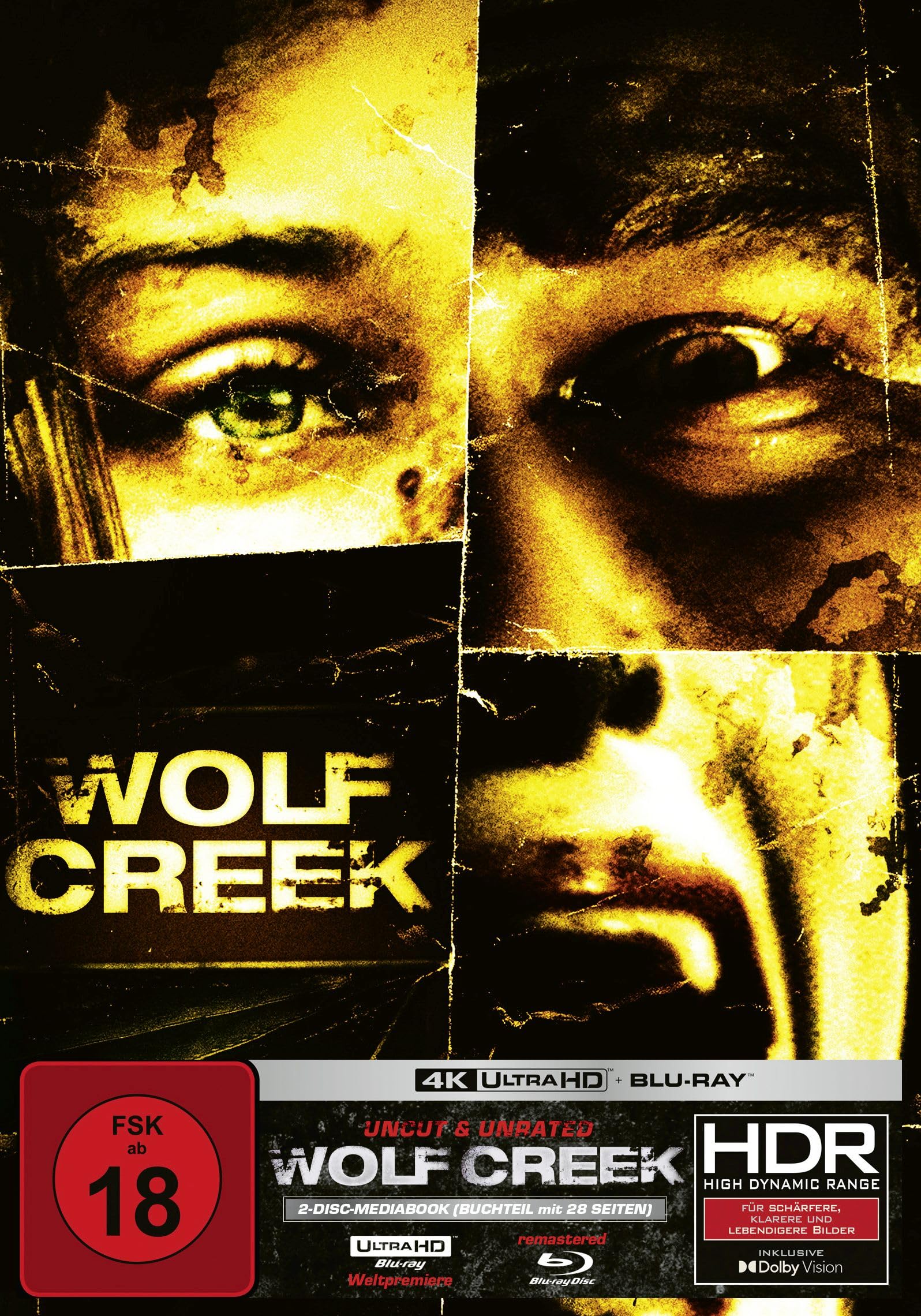 Wolf Creek - 2-Disc Mediabook B (4K Ultra HD Blu-ray + Blu-ray)