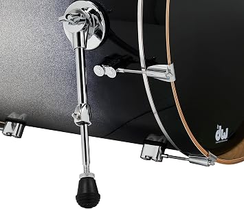PDP Concept Maple 4-Piece Fusion Shell Pack, Silver/Black Fade