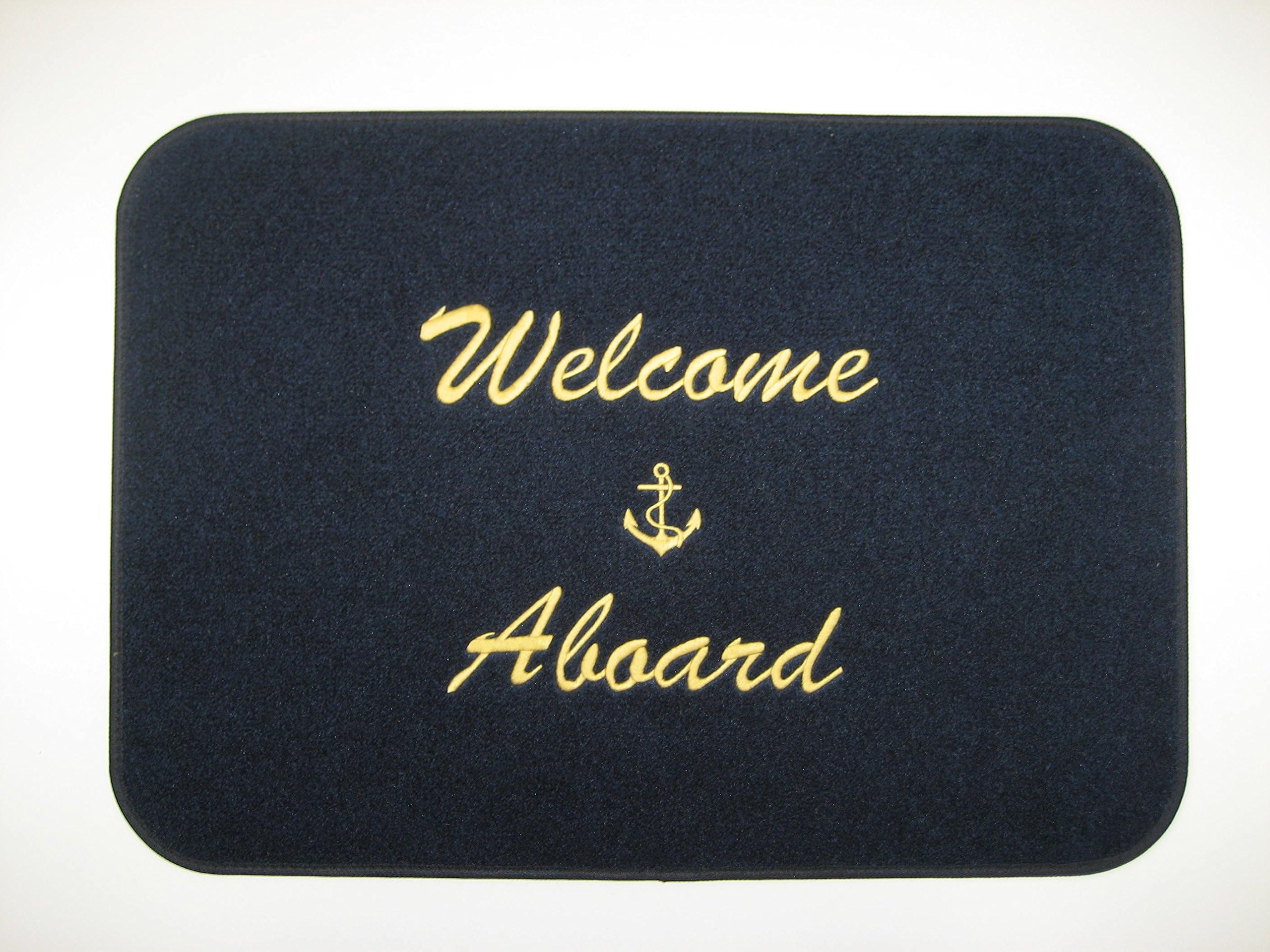 Cape Hatteras Welcome Aboard Boat Mat