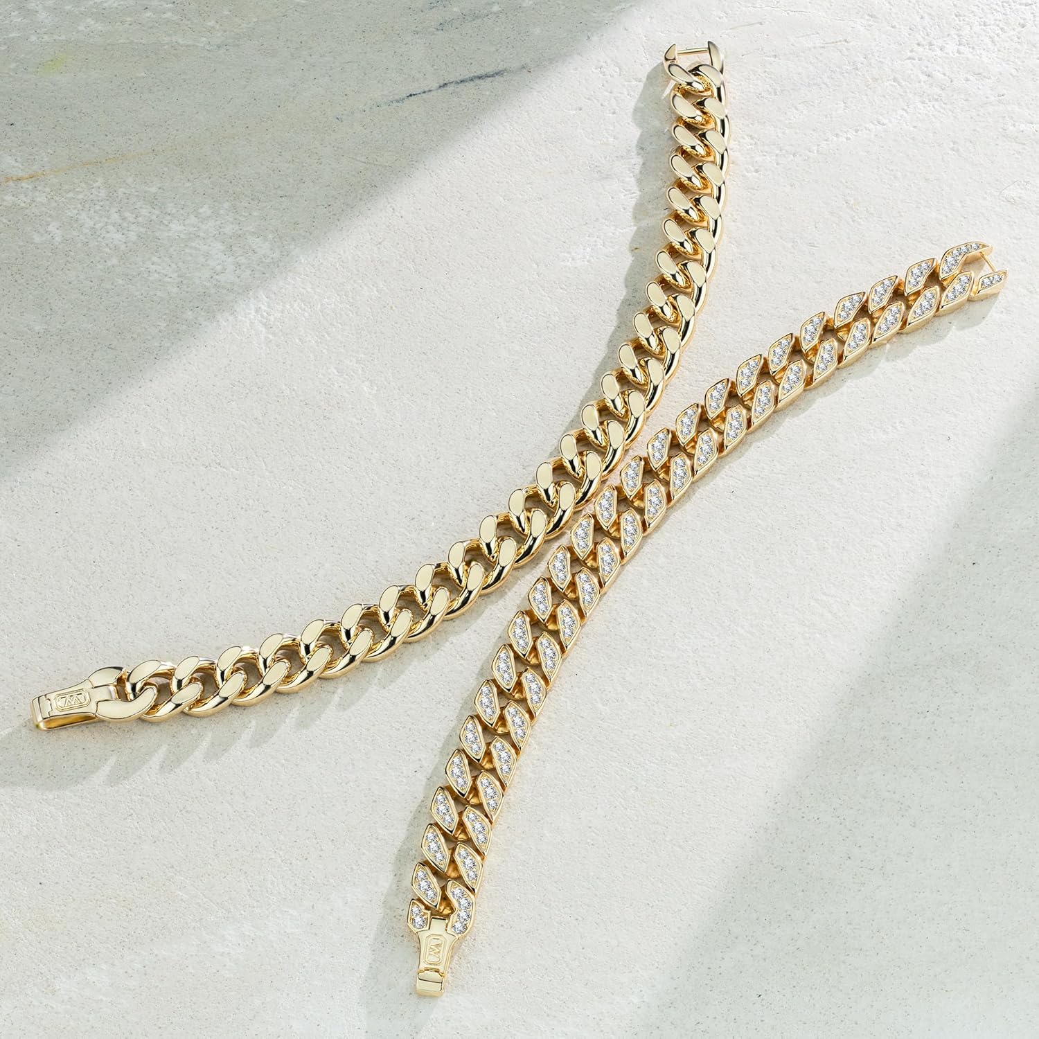 BUMBLEBEE Handcrafted 12mm Miami Cuban Link Bracelet for Men and Women, 14K Gold Plated, Chunky Cuban Chain, Hypoallergenic, Hip Hop Streetwear Jewelry Gift Valentine's Birthday, 7–8 Inch - Image 7