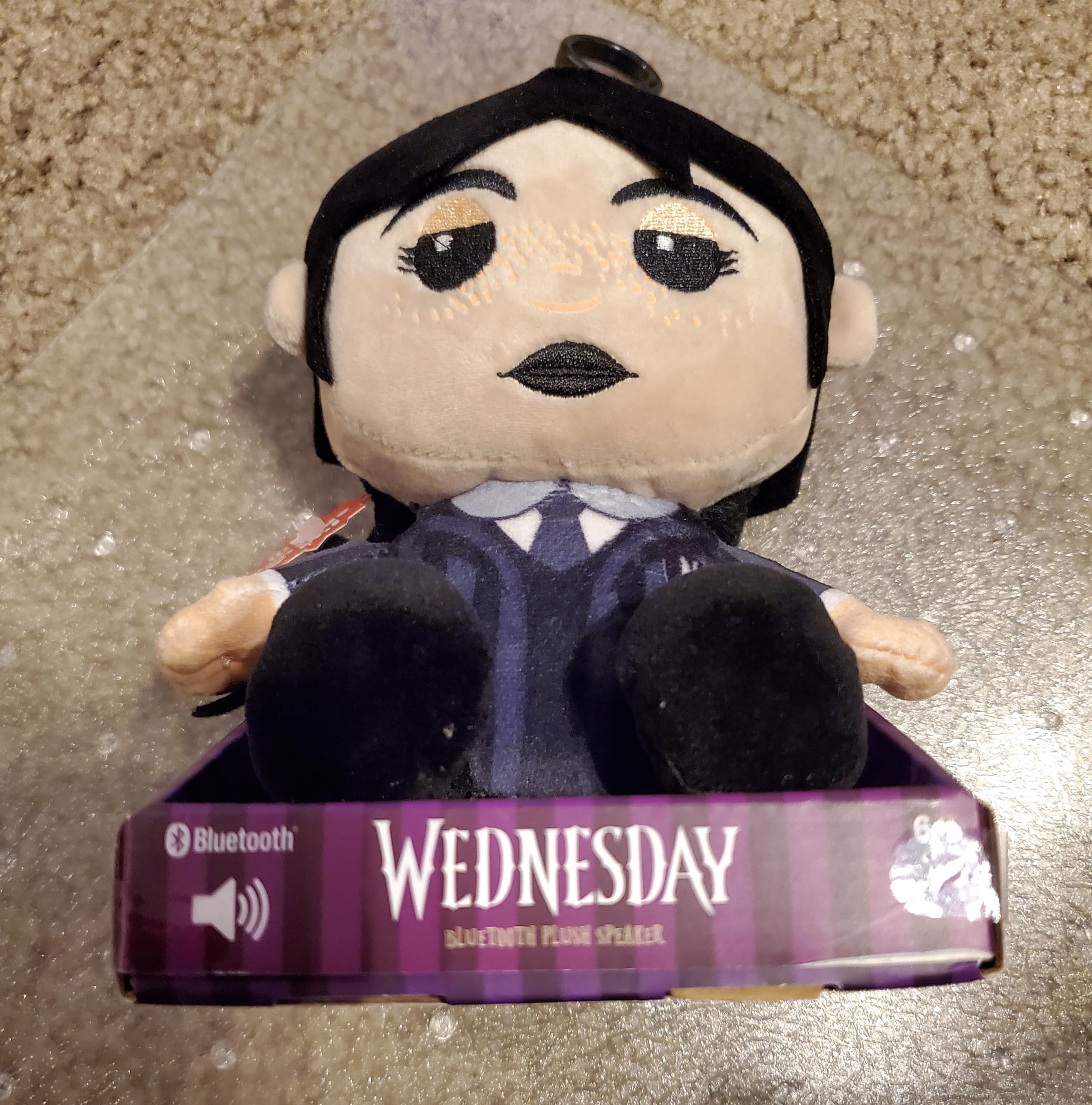 Bitty Boomers Wednesday Bluetooth Plush Speaker