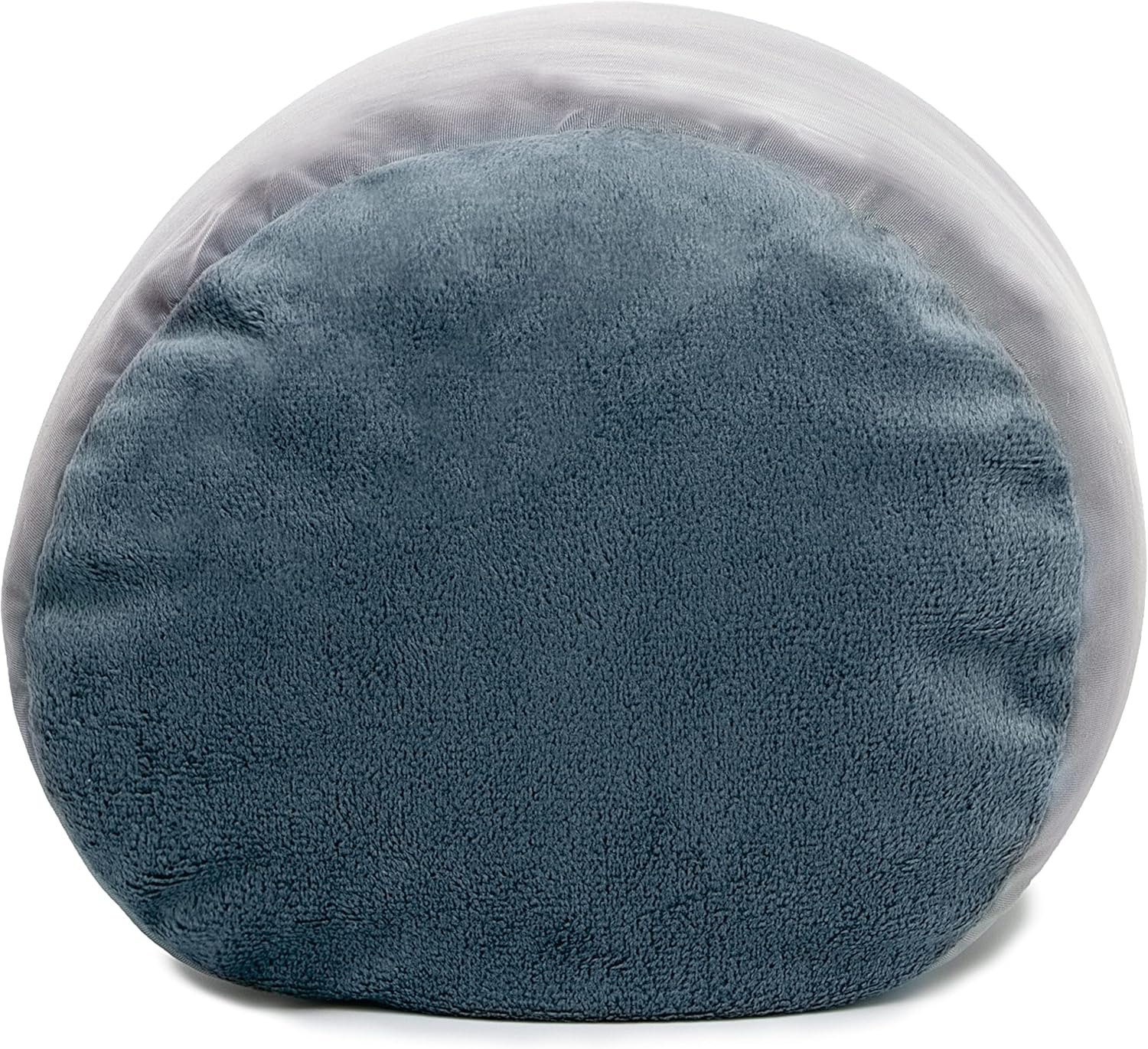 Deluxe Comfort Mooshi Squish Microbead Bed Pillow, 14" x 7" - Airy Squishy Soft Microbeads - Eighteen Fun Bubbly Colors To Choose From - Cuddly And Fun Dormroom Accessory - Bed Pillow, Space Grey