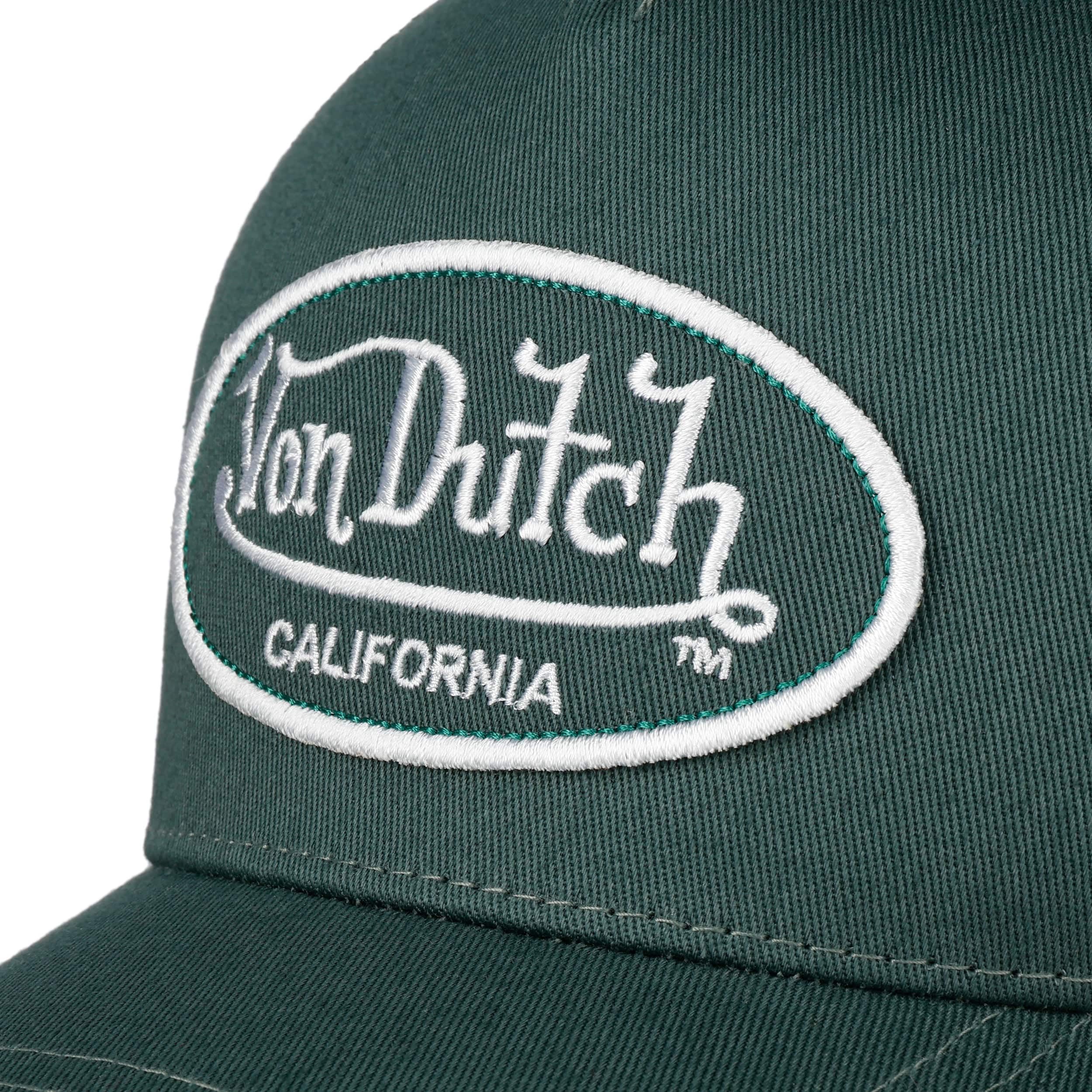 Von Dutch Klasyczna Czapka z Ovalnym Logo, Czapka Baseballowa, Czapka Trucker z Daszkiem, z Siateczką, Damska/Męska - Tył Typu Snapback, z Daszkiem, na Wiosnę, Lato, Jesień, Zimę, Rozmiar uniwersalny