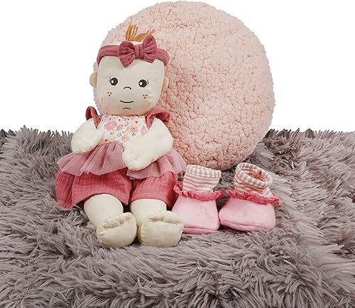 Vista 13 de Madame Alexander Muñeca de tela Baby Alex de 12 pulgadas, tono de piel oscuro Bebé Alex